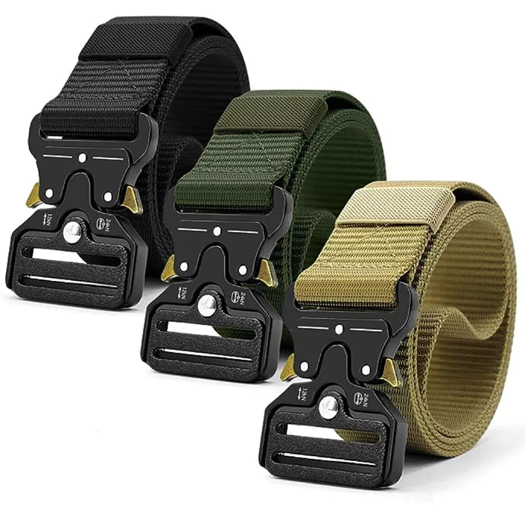 Cinto Militar Tático para Homens Resistentes - PowerBelt®